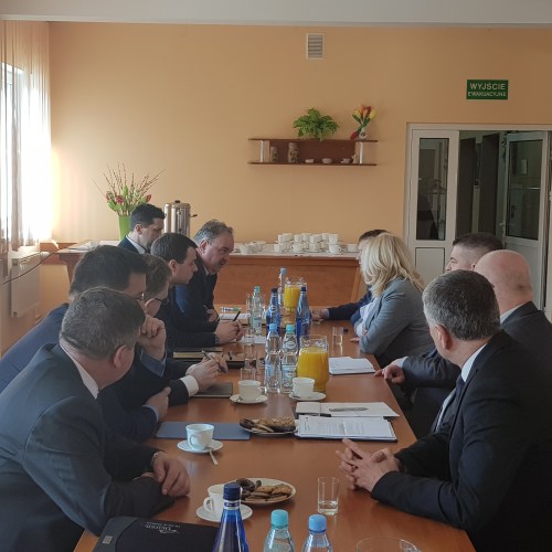 Członek Zarządu Piotr Pilch spotkał się z bieszczadzkimi samorządowcami