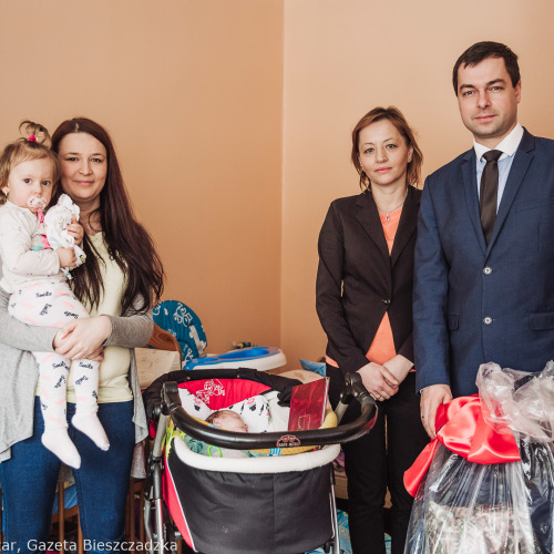 Filip – pierwszy mieszkaniec gminy Ustrzyki Dolne w 2018 r.