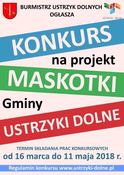 Konkurs na projekt maskotki Gminy Ustrzyki Dolne 