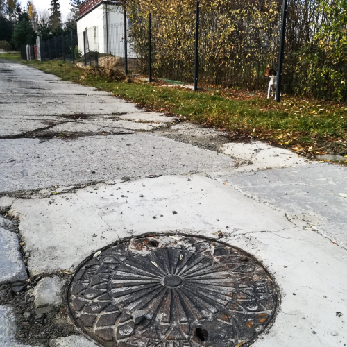 Sieć kanalizacyjna w Równi w budowie