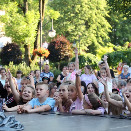 Magik Markus i Dj Elektra na ustrzyckim Rynku