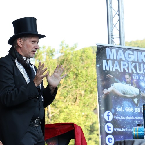Magik Markus i Dj Elektra na ustrzyckim Rynku