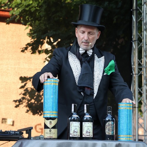 Magik Markus i Dj Elektra na ustrzyckim Rynku