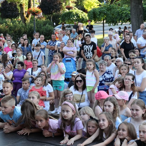 Magik Markus i Dj Elektra na ustrzyckim Rynku