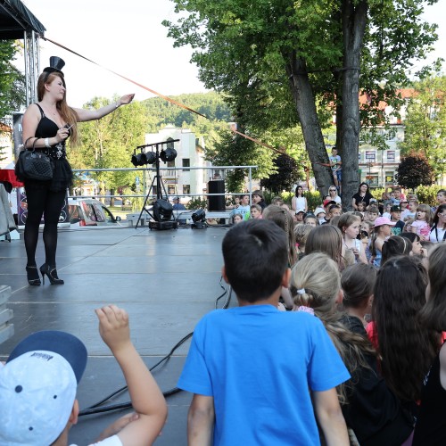 Magik Markus i Dj Elektra na ustrzyckim Rynku
