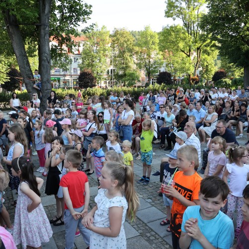 Magik Markus i Dj Elektra na ustrzyckim Rynku