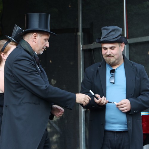 Magik Markus i Dj Elektra na ustrzyckim Rynku