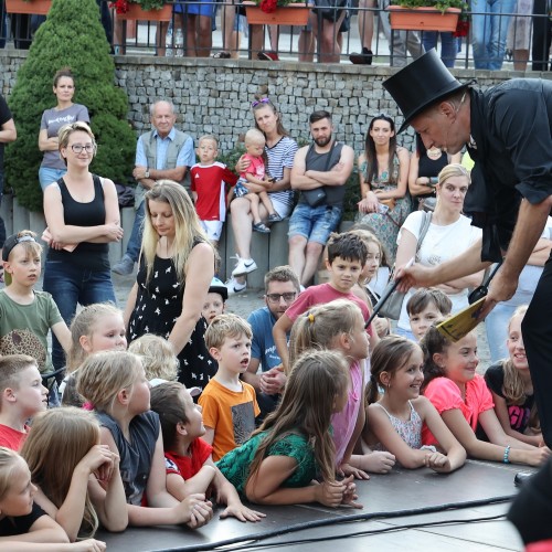 Magik Markus i Dj Elektra na ustrzyckim Rynku