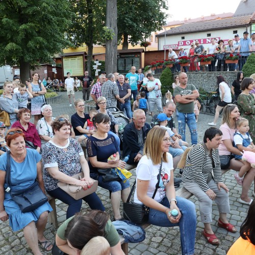 Magik Markus i Dj Elektra na ustrzyckim Rynku