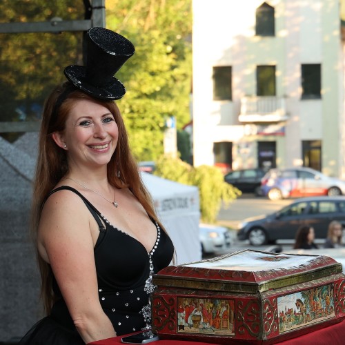 Magik Markus i Dj Elektra na ustrzyckim Rynku