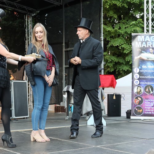 Magik Markus i Dj Elektra na ustrzyckim Rynku