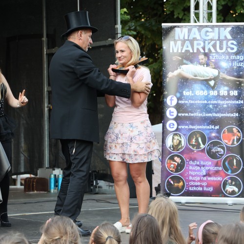 Magik Markus i Dj Elektra na ustrzyckim Rynku