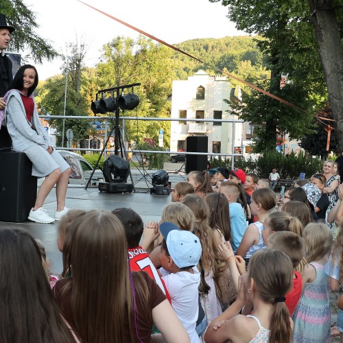 Magik Markus i Dj Elektra na ustrzyckim Rynku