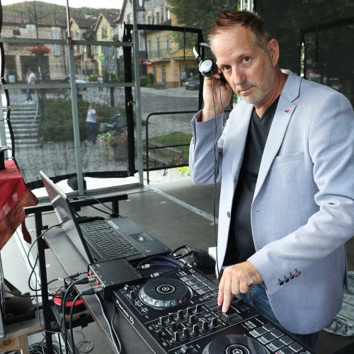 Magik Markus i Dj Elektra na ustrzyckim Rynku