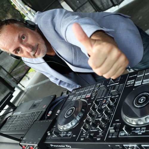 Magik Markus i Dj Elektra na ustrzyckim Rynku
