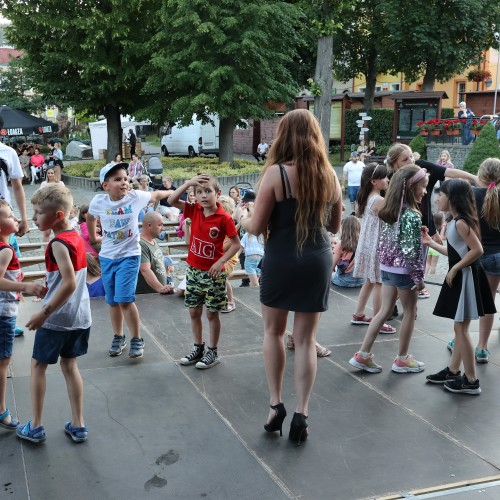 Magik Markus i Dj Elektra na ustrzyckim Rynku