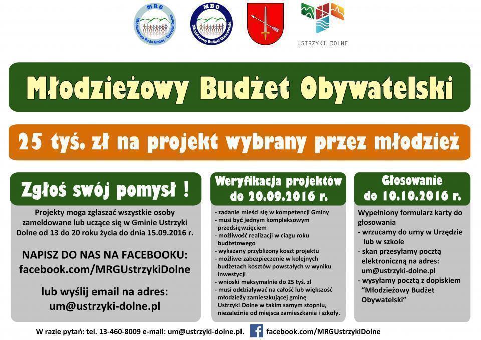 I edycja Młodzieżowego Budżetu Obywatelskiego