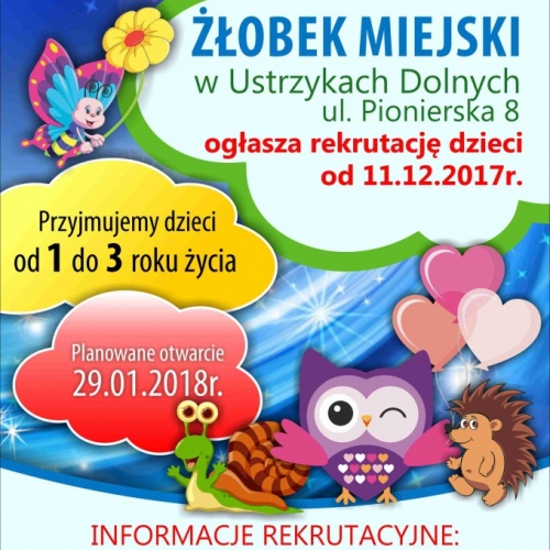 Żłobek Miejski rozpoczyna rekrutację