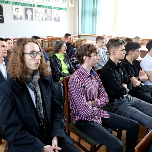Wręczenie stypendiów i nagród Burmistrza Ustrzyk Dolnych 