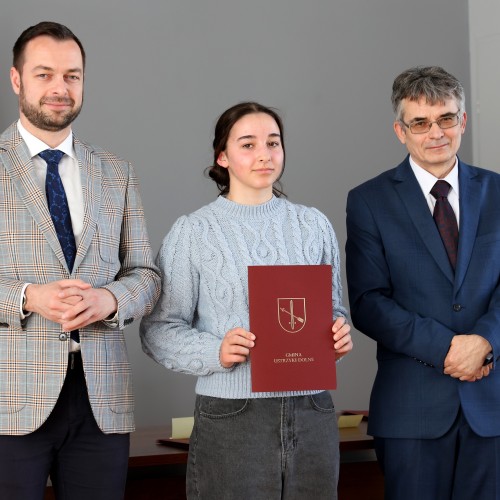 Wręczenie stypendiów i nagród Burmistrza Ustrzyk Dolnych 